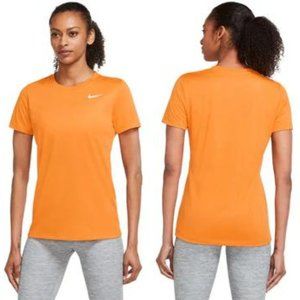Nike Dri-Fit Top Active Tee Tangerine Orange SZ SMALL Brand NEW!